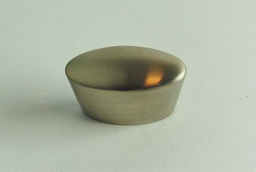 Nickel oval knob