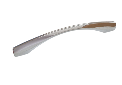 CURVED D-HANDLE CHROME 160mm