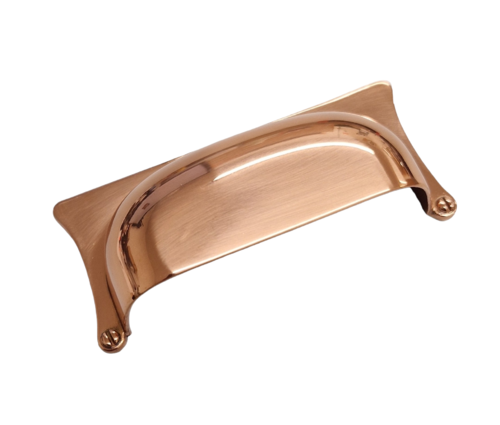 Rose Gold Hooded Handle 90x40x32mm CC