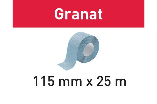 GRANAT Abrasive Roll 115 x 25m P120 GR