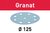 Abrasive sheet Granat STF D125/8 P80 GR/50