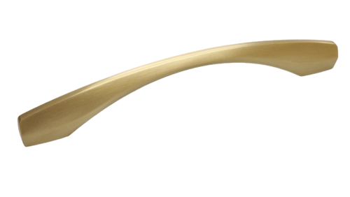 Curved D Handle Satin Brass 160mm CC