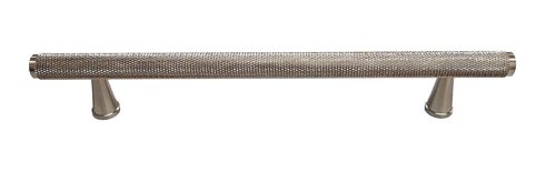 160mm Brushed Nickel Knurled T-Bar Handle