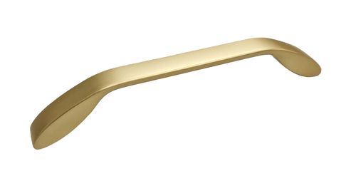 Satin Brass D-Handle 160mm CC