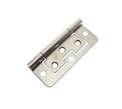 2" Nickel Flush hinge (pair)