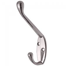 HAT AND COAT HOOK CHROME