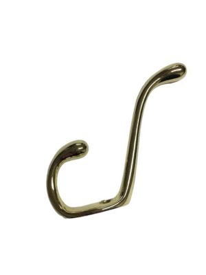 LARGE HAT & COAT HOOK BRASS