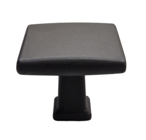 33MM SQUARE MATT BLACK KNOB