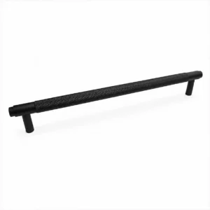320MM CC KNURLED MATT BLACK BAR HANDLE