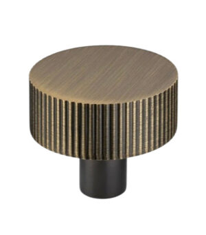 LINED KNOB 34MM AMERICAN BRONZE